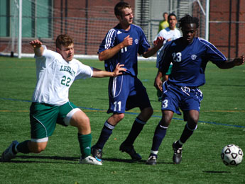 Johnson State victorious over Lesley 2-0
