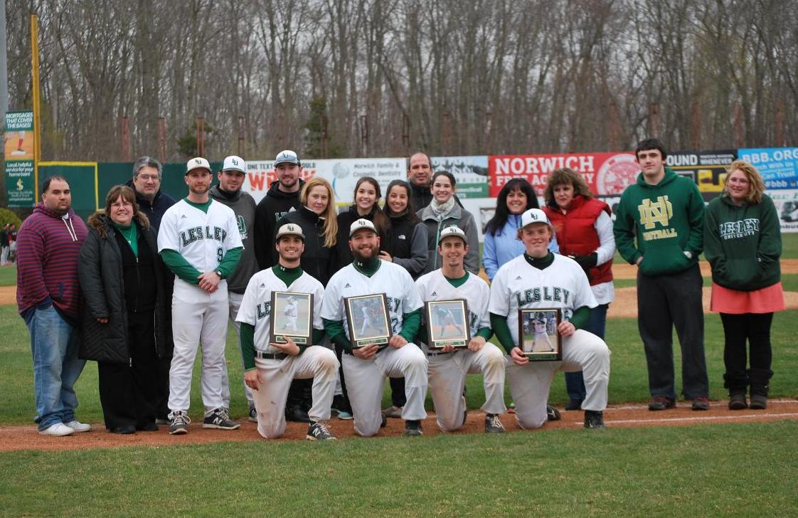 Mitchell Tops Lesley on Senior Night