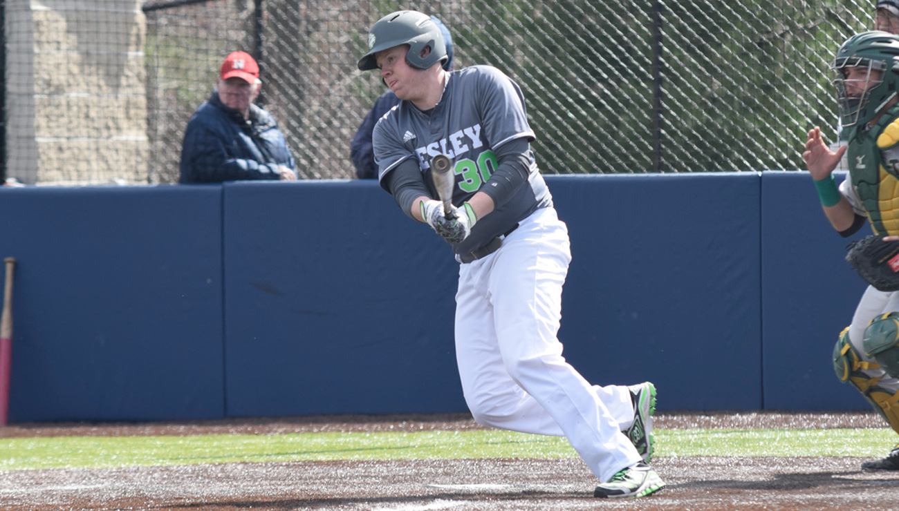 Pumphret's Walk-Off Home Run Leads to Split with Elms