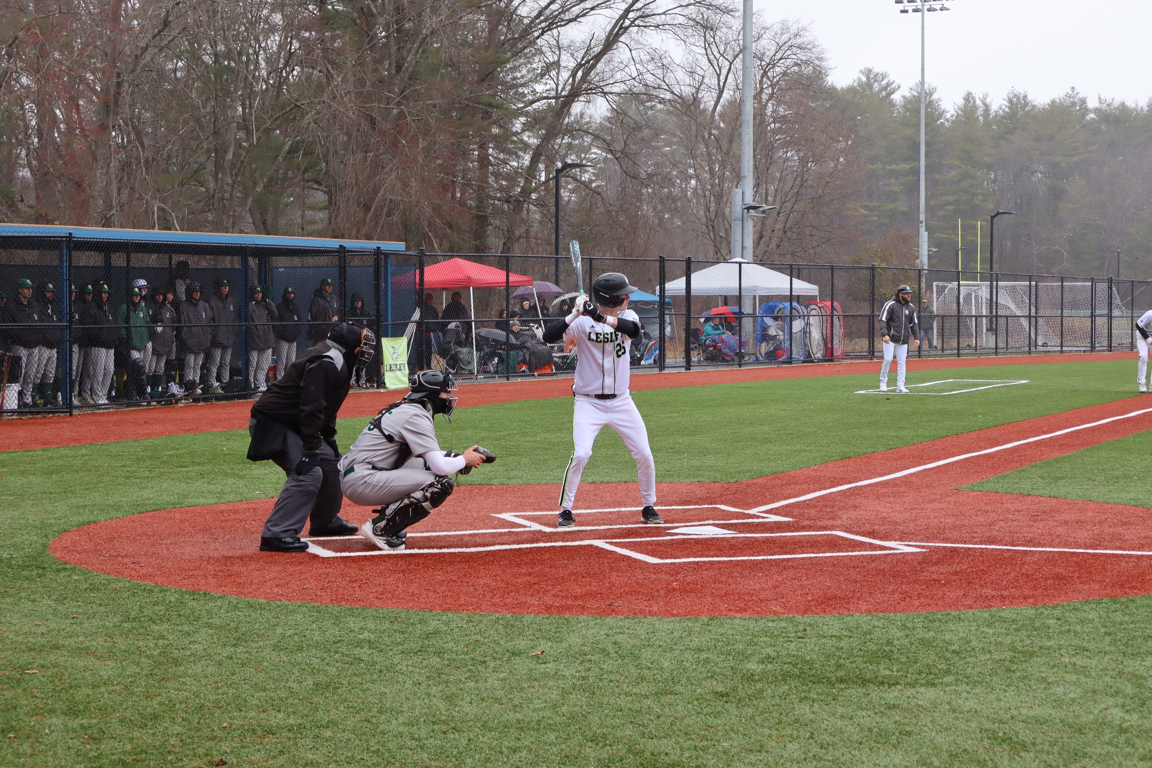 Lesley's 20-13 Win Highlights NAC Doubleheader Split at Thomas