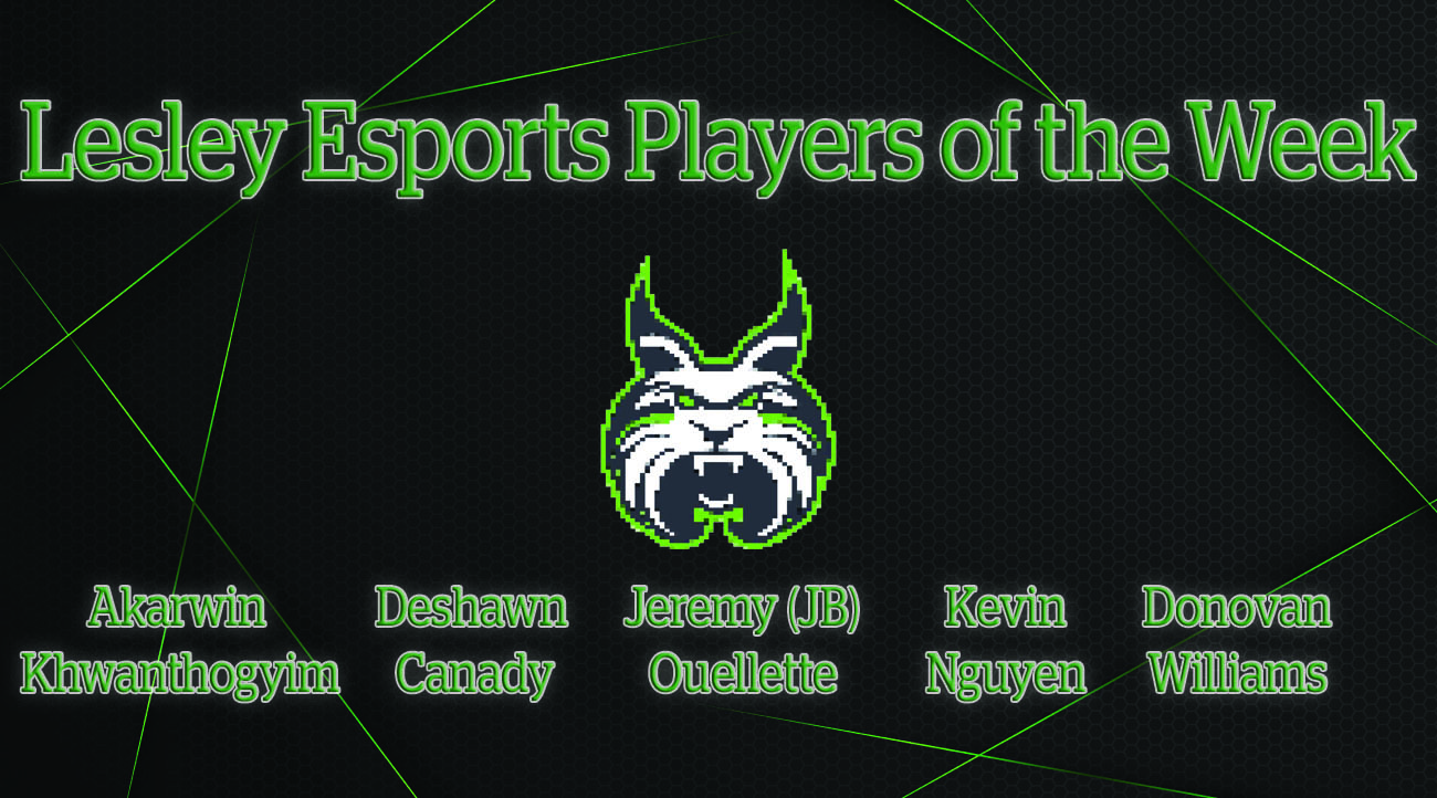 Lesley Esports Players of the Week: Week of 2/17-2/23