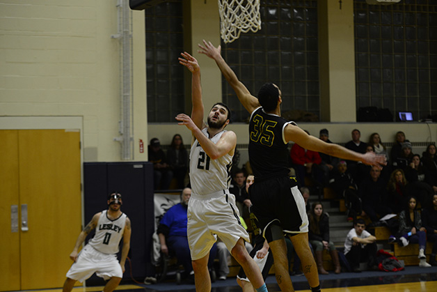 Second Half Push Comes Up Short for Men's Basketball