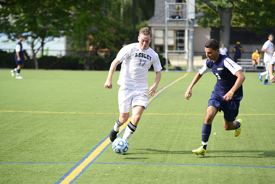 Men's Soccer Falls to DWC in NECC Semifinals