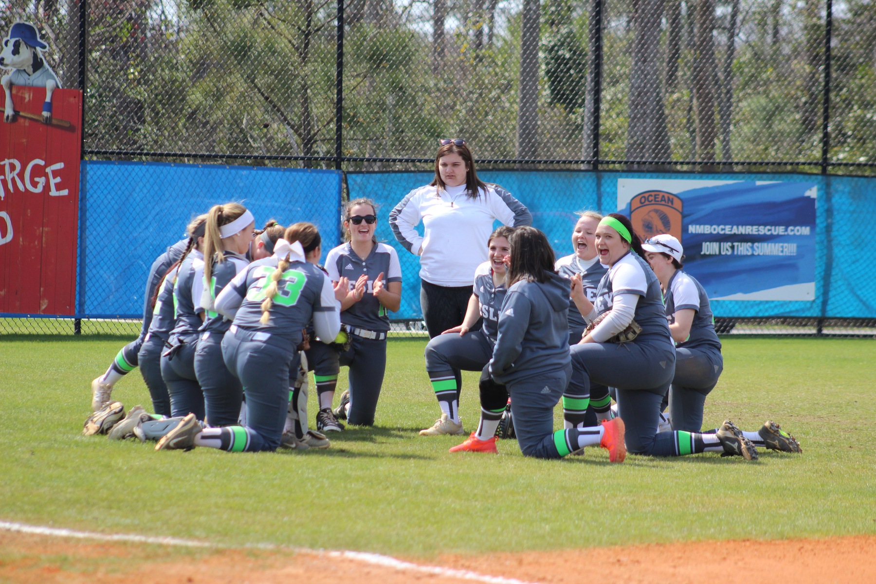 Lesley Clinches Regular Season on Senior Day