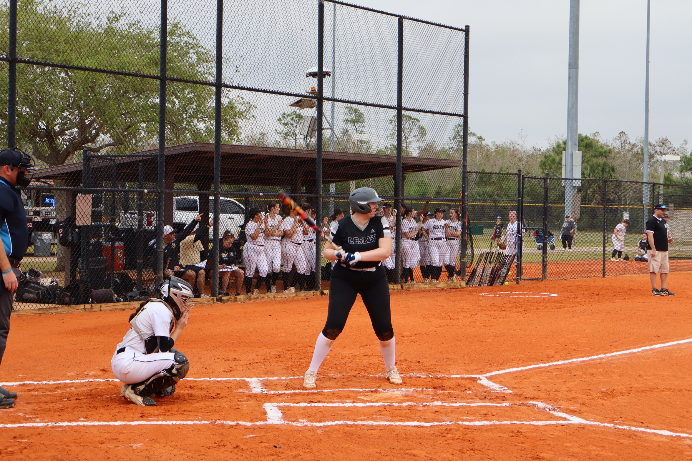Lesley Falls in Midweek Doubleheader at Fitchburg