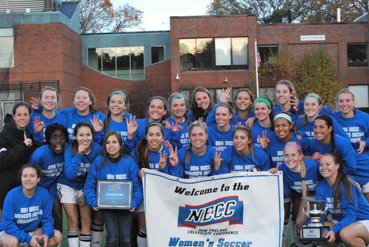 Women's Soccer Crowned NECC Champs for 3rd Straight Season