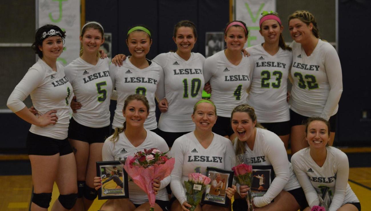 Regis Spoils Senior Night for Women's Volleyball